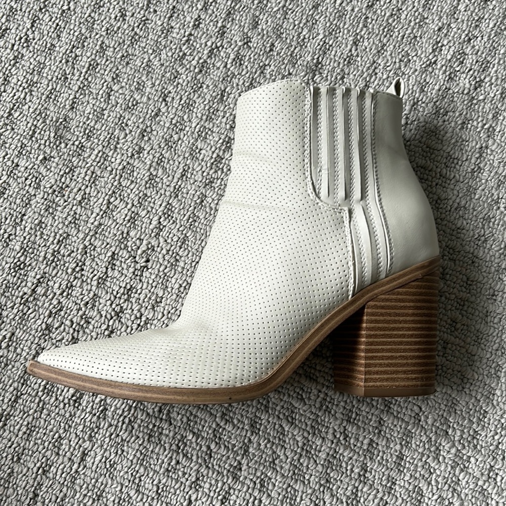 Cream Taupe Threshold Booties